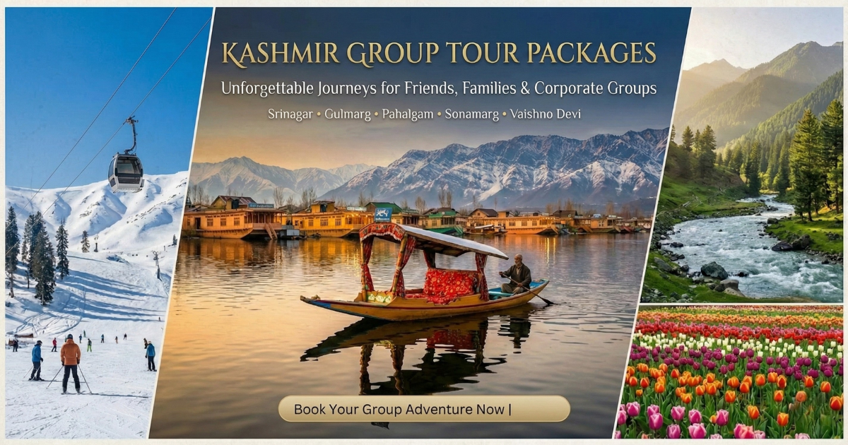 Kashmir Group Tour Packages — Best Deals for Friends & College Groups