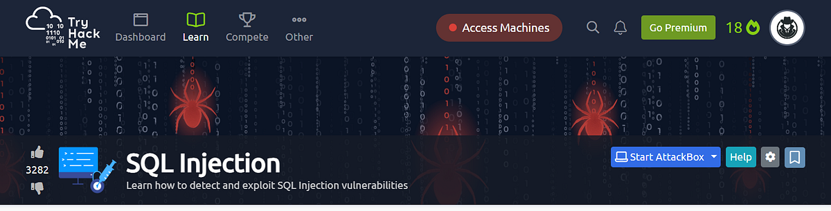 SQL INJECTION- Theory Part 1 (Task 1–6) | by Sayak Biswas | Medium