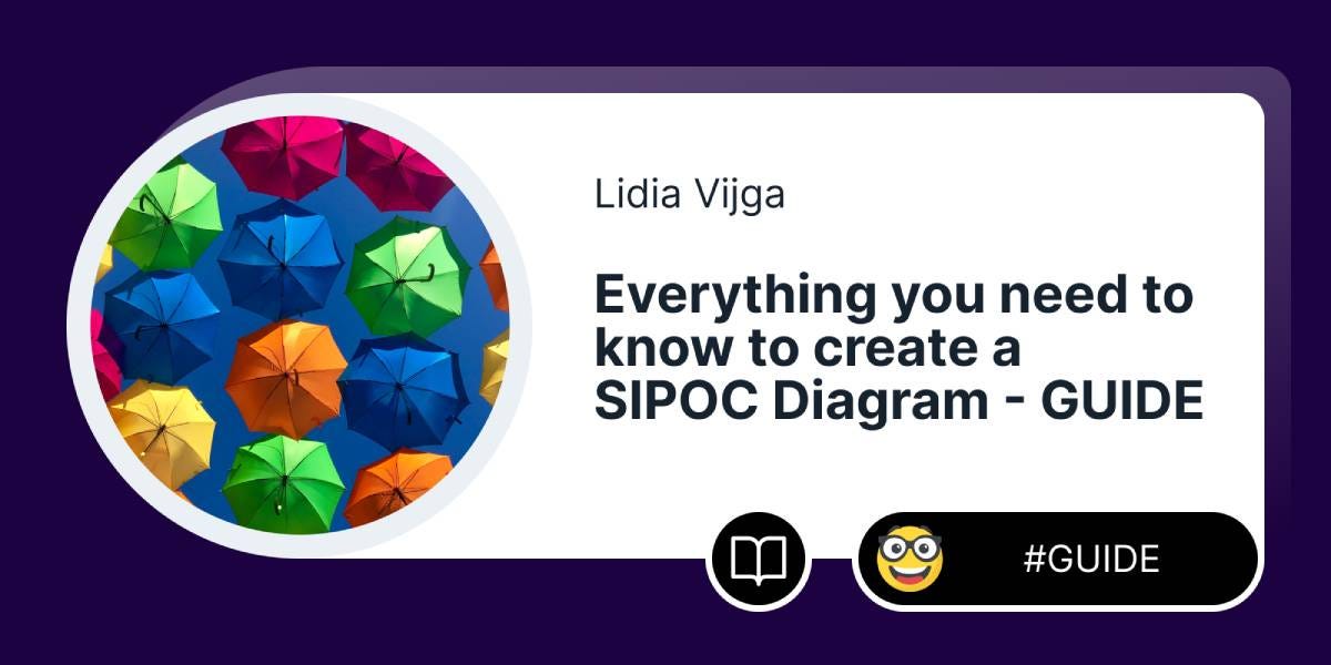 Everything you need to know to Create a SIPOC Diagram — GUIDE