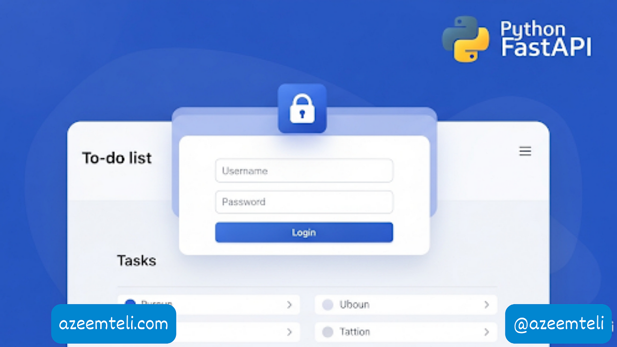 Build a FastAPI To-Do App with User Login (With Source Code) | by Azeem ...