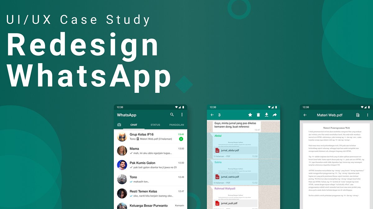 UI/UX Case Study — Redesign WhatsApp Download File | by Gilang Dwi ...
