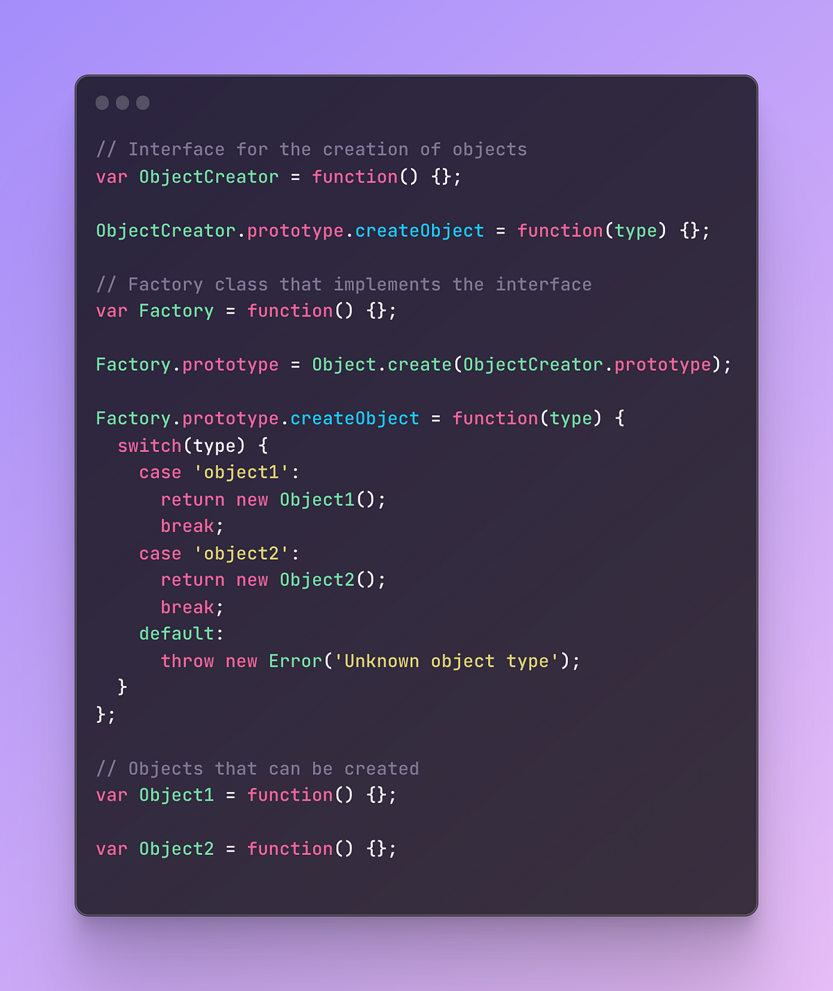 Understanding the Factory Design Pattern in JavaScript by Martin