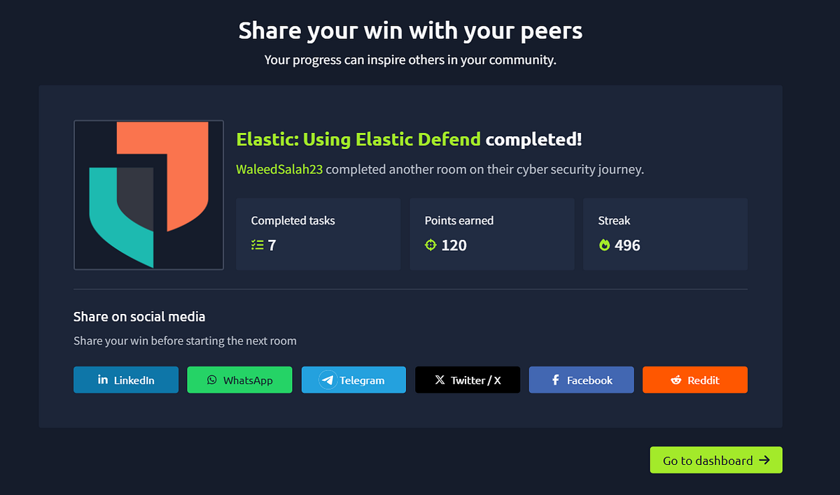 Elastic: Using Elastic Defend — THM | by Waleed salah | Apr, 2026 | Medium