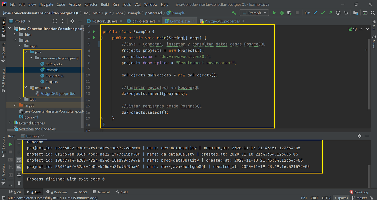 Java — Conectar, insertar y consultar datos desde PosgreSQL | by Marco ...