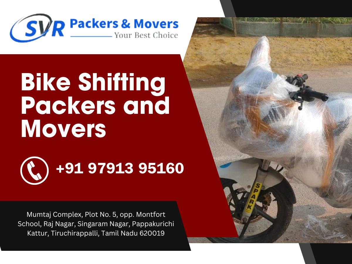 Bike Shifting Service SVR Packers and Movers in Trichy Chinnamani Medium
