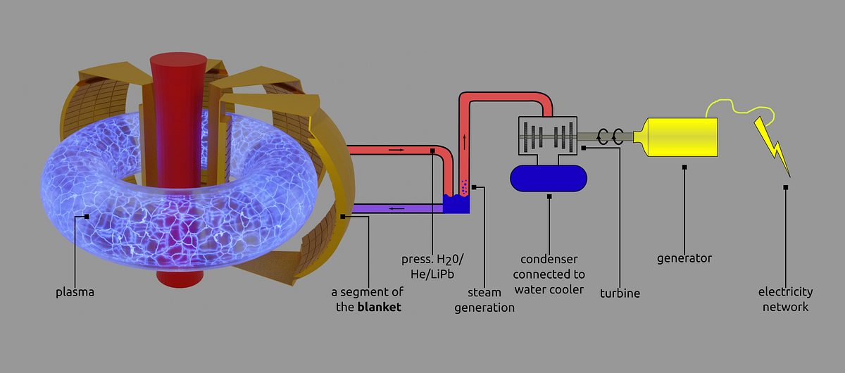 Fusion Reactor Blanket. The blanket is the material surrounding… by