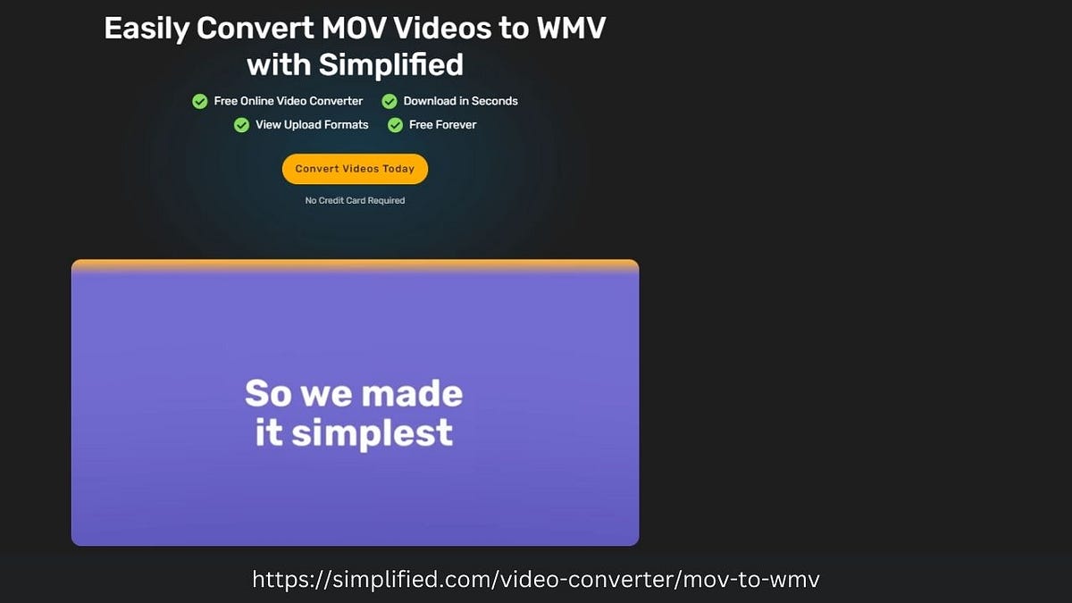 Convert MOV Videos to WMV Format with Ease UsingSimplified Powerful  Conversion Tool | by Convert mov to wmv | Dec, 2023 | Medium