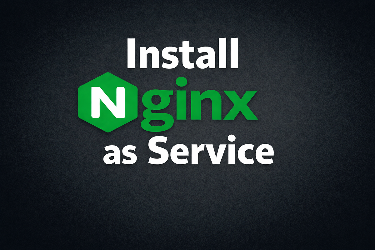 Install Nginx as a Service using nssm | CodeToDeploy