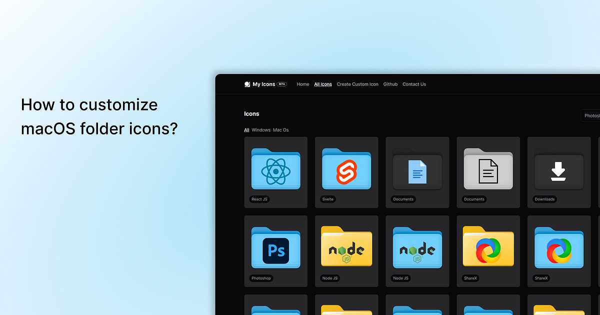 How to customize macOS folder icons | by Jashandeep Singh | Medium