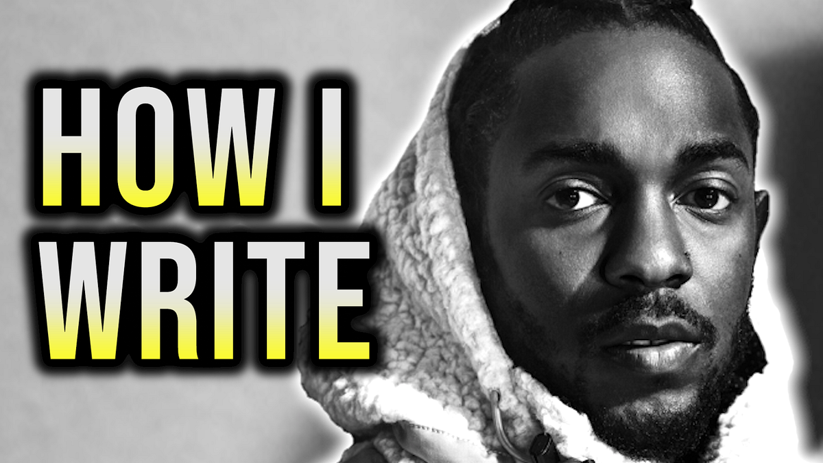 Kendrick Lamar Teaches How To Write Rap Songs Faster In 3 Steps by