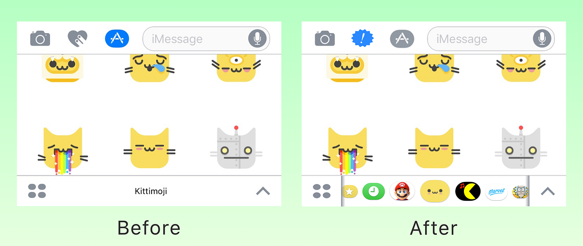 iMessage Stickers Redesign. Chat stickers finally came to Apple’s… by