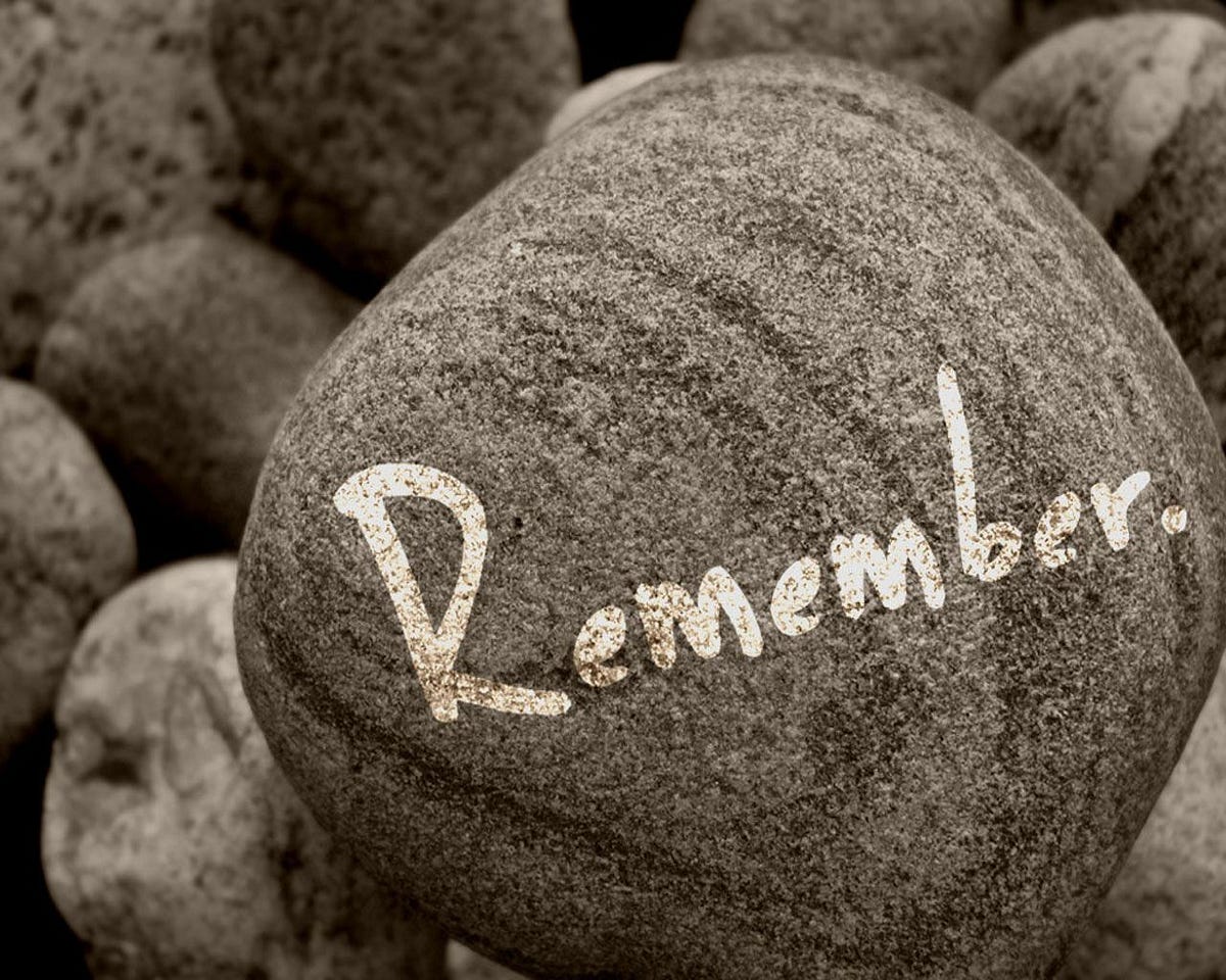 Remembering. Looking Back | by Jeff Rubingh | Medium