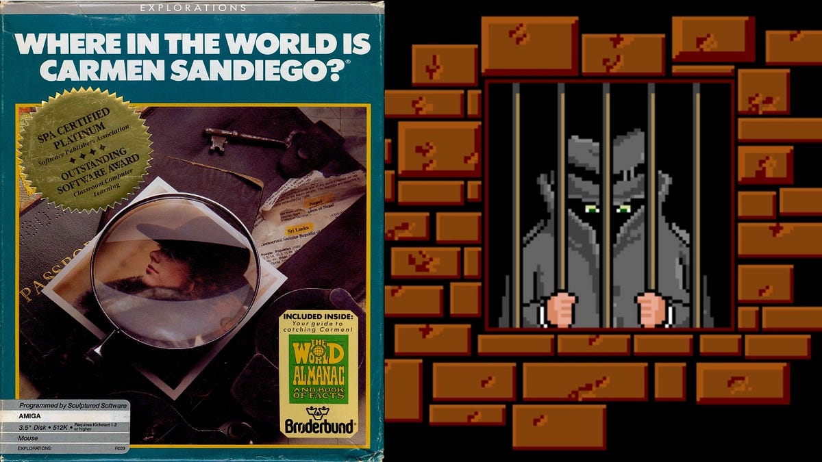 DOS Game: Where in the World is Carmen Sandiego (1985 Broderbund