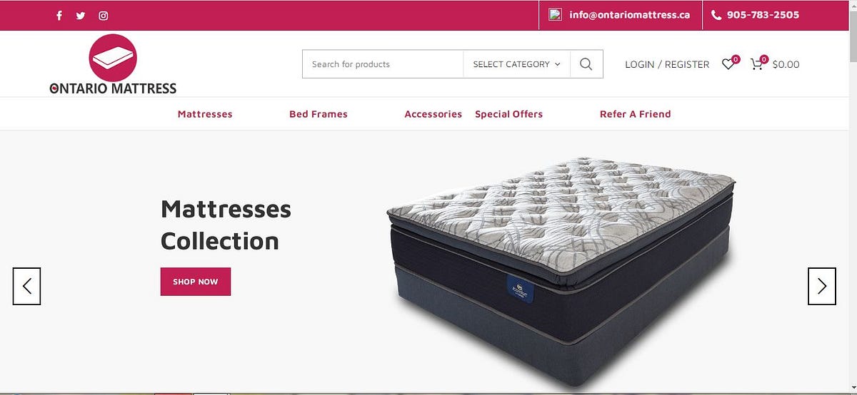 Ontario Mattresses Ontario Mattresses Medium