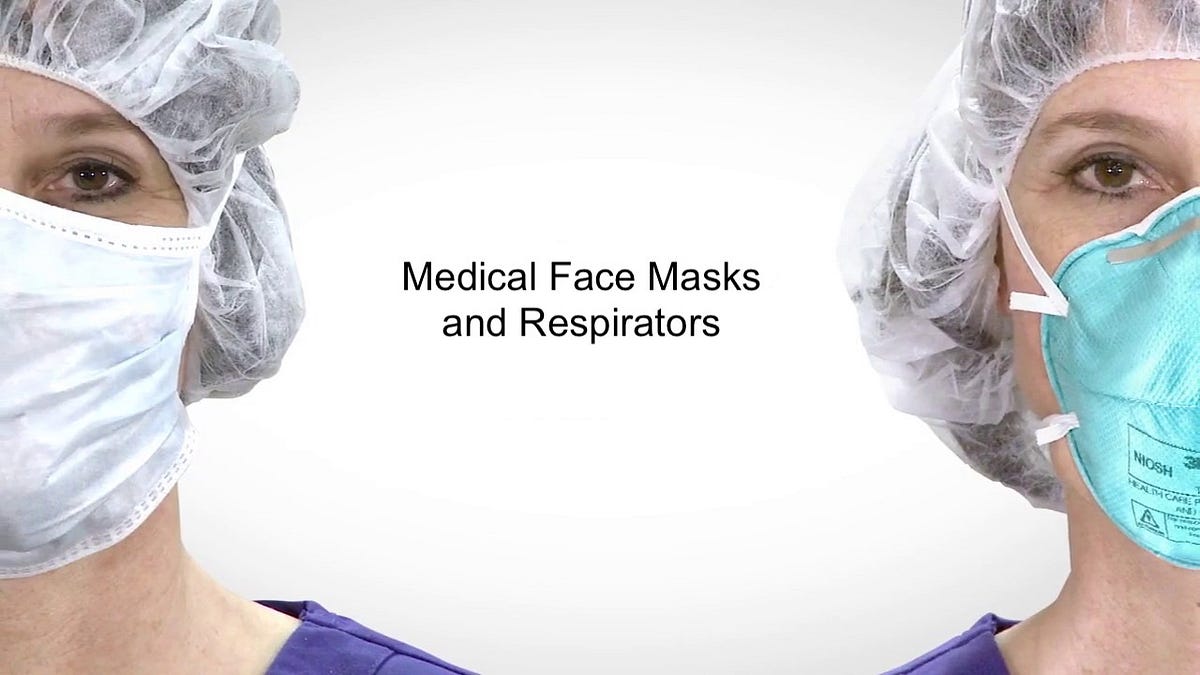 The Difference Between a Surgical/ Medical Face Masks and Respirators