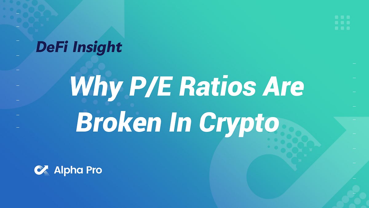 crypto p e ratio