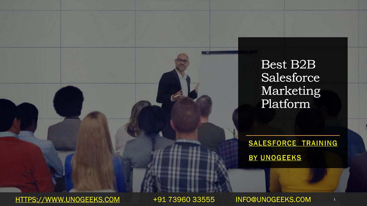 Best B2B Salesforce Marketing Platform | By Vijayramraju | Dec, 2023 ...