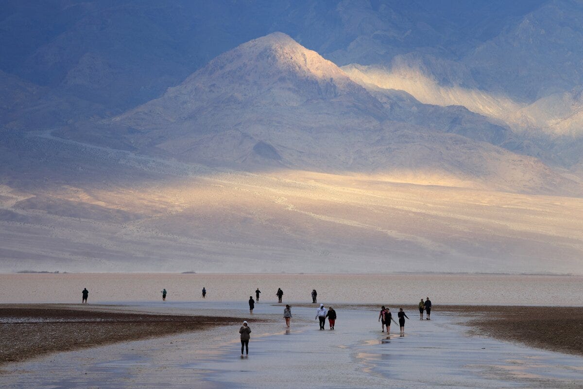 Still Learning. Badwater Basin, driest place in the… by vic fortezza