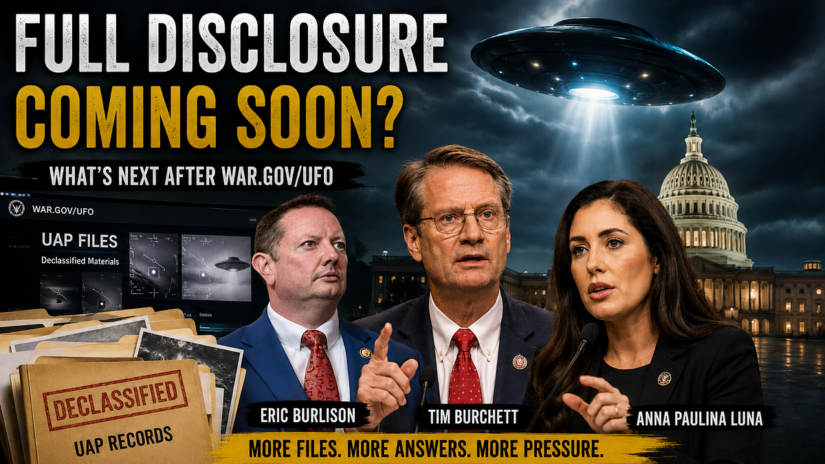 Is Full Disclosure Coming Soon?
