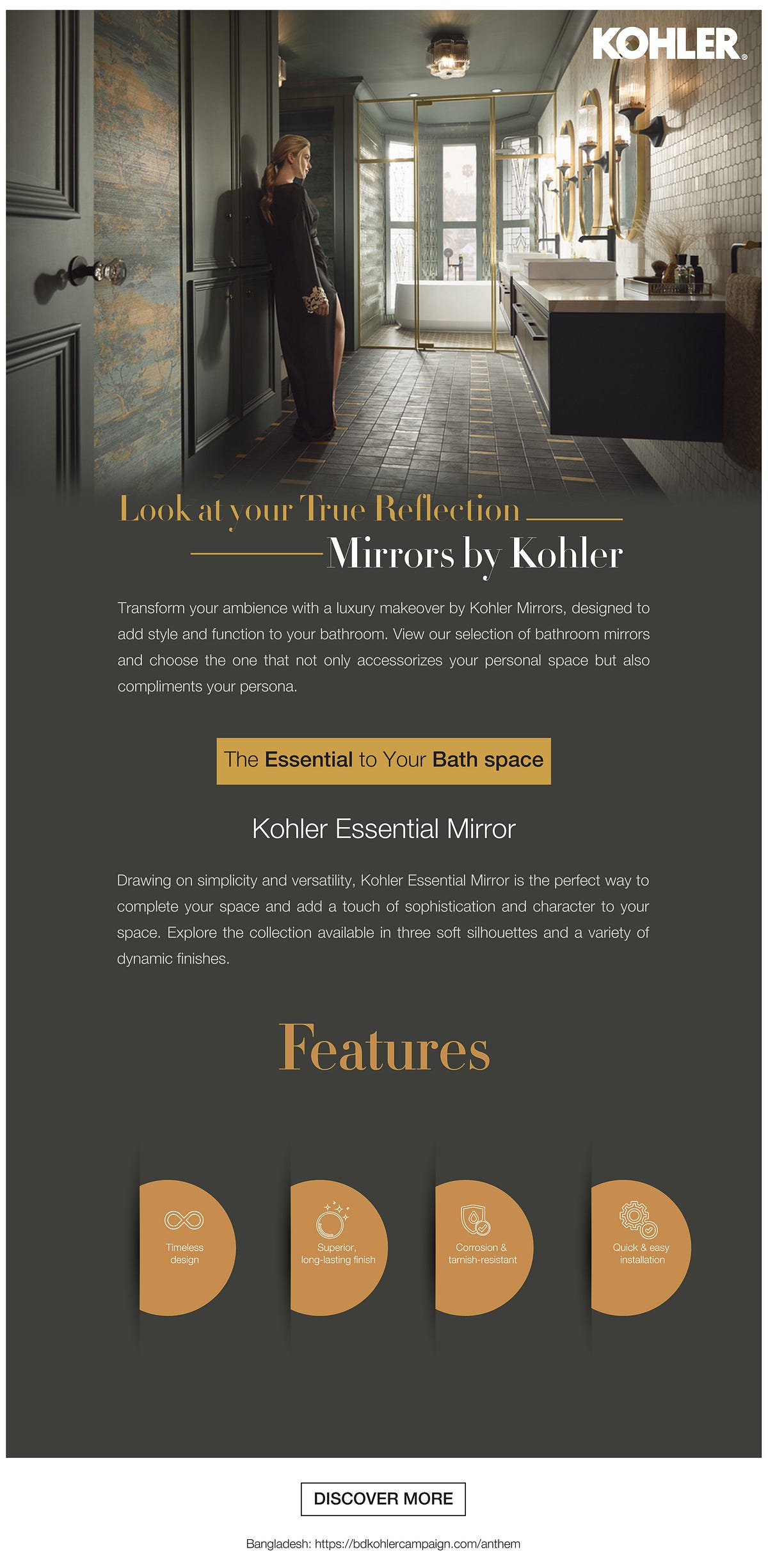 Bathroom Mirrors in Bangladesh — KOHLER KOHLER BANGLADESH Medium
