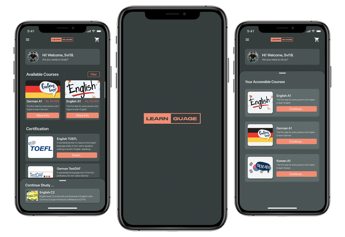 UI/UX Case Study: LEARNGUAGE β Online Language Learning Platform. | by ...