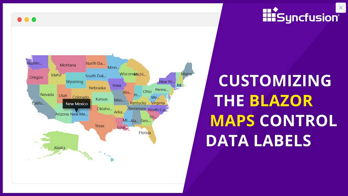 Customizing the Blazor Maps Control Data Labels - Arun Raj - Medium