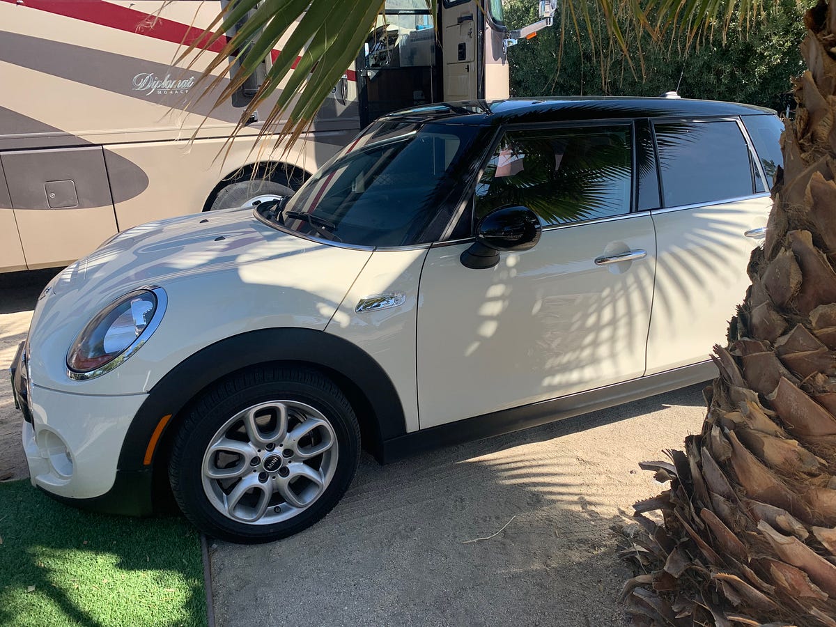 We Flat Tow a Mini Cooper Behind Our RV by Brenda Mahler RVing in