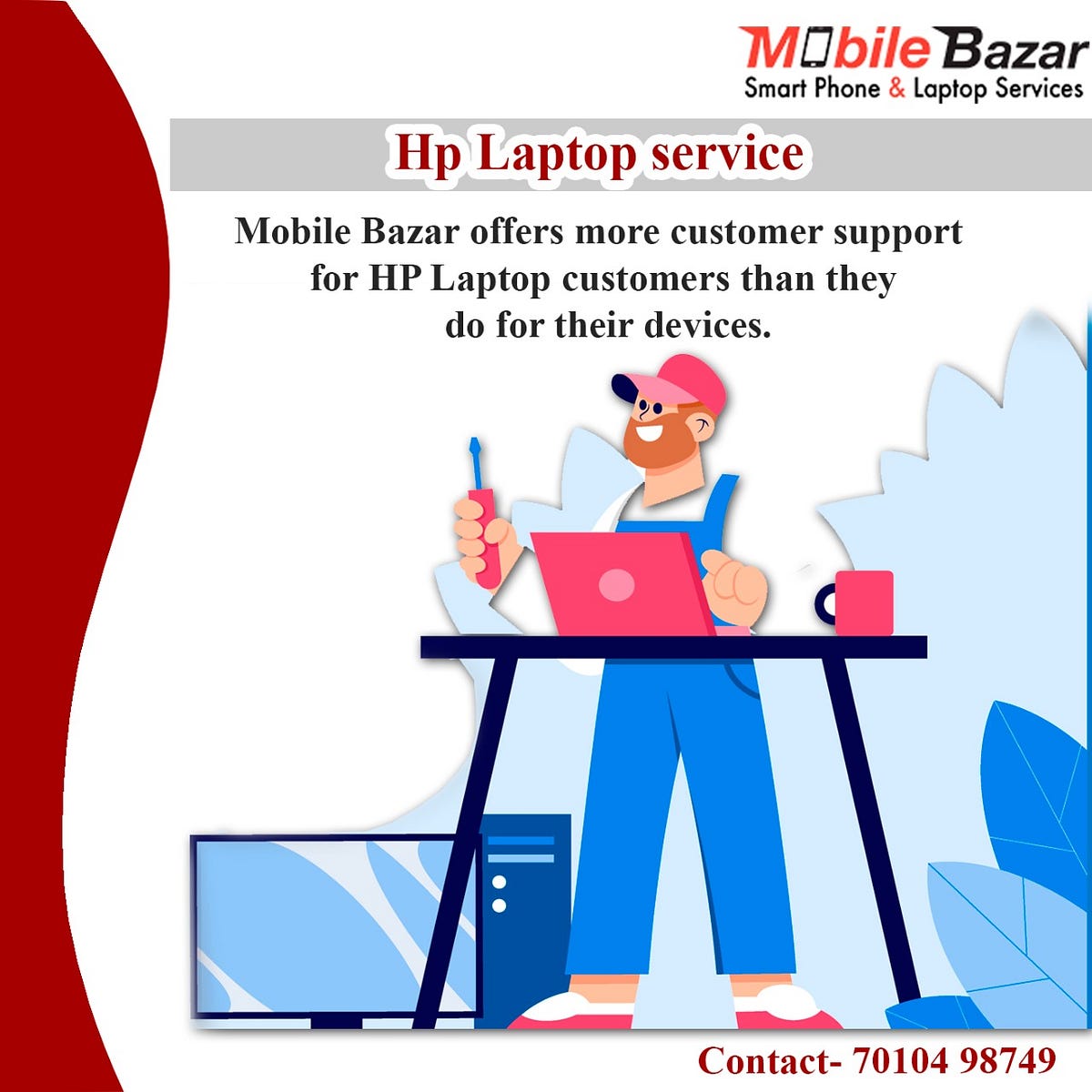 Hp Laptop service in Madurai. Mobile Bazar offers more customer… by
