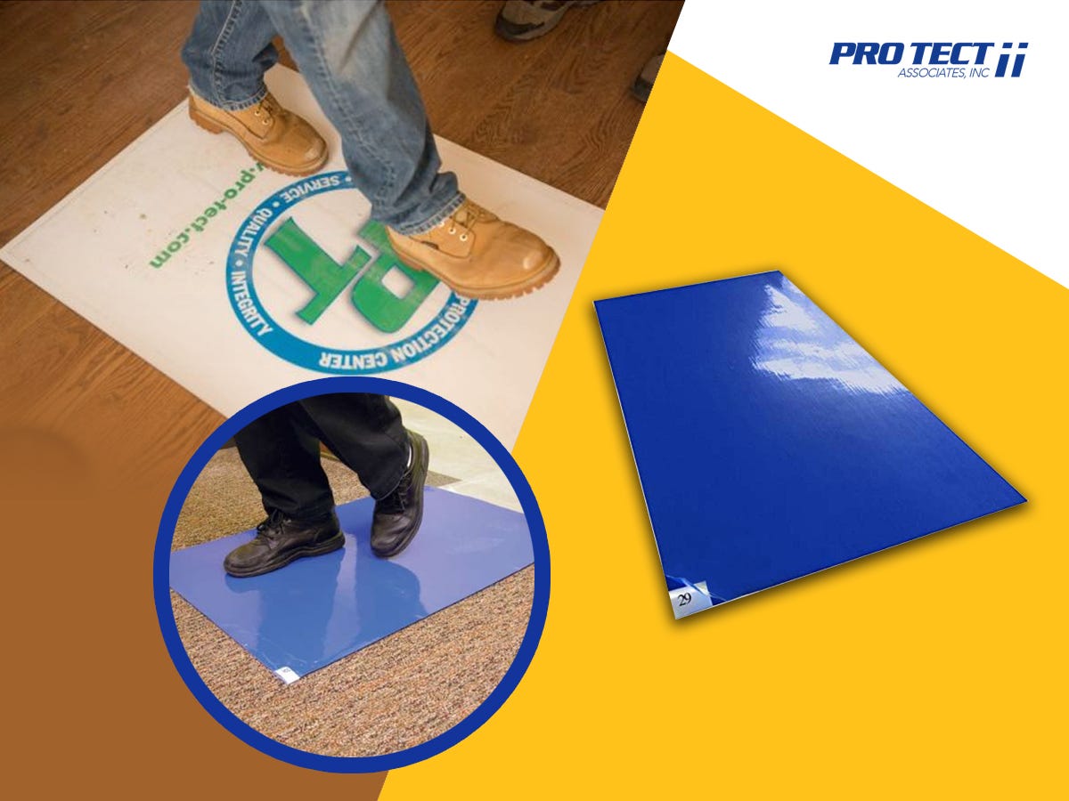 Sticky Mats/Tacky Mats for Cleanrooms & Construction