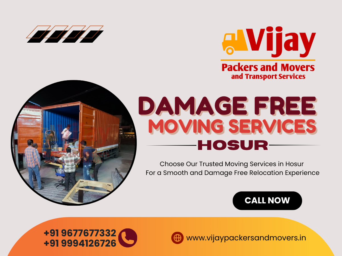 Damage-free Moving Services Hosur