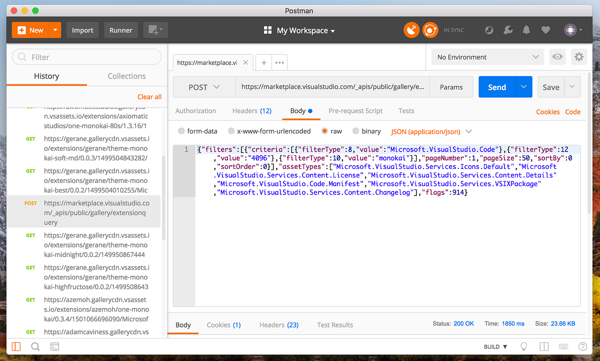 Intercepting HTTP requests from Electron apps with Postman by Jordan