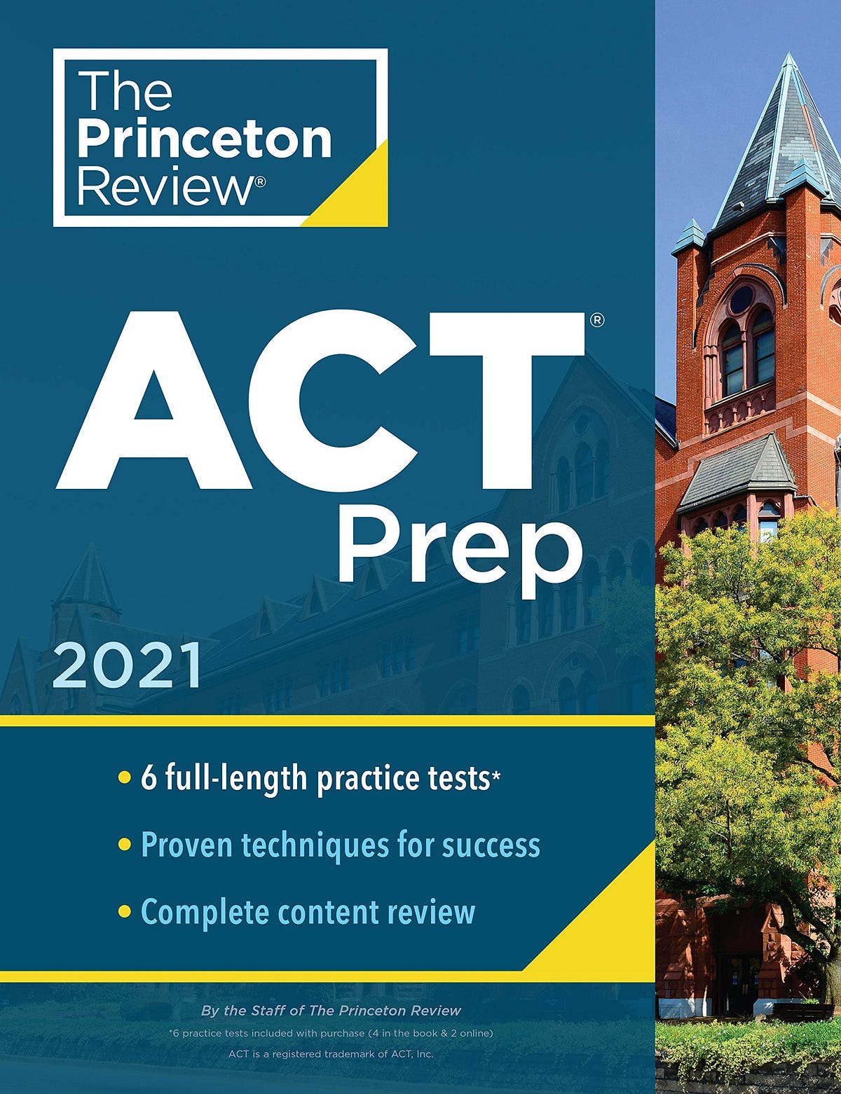 [EBOOK] Princeton Review ACT Prep, 2021 6 Practice Tests + Content