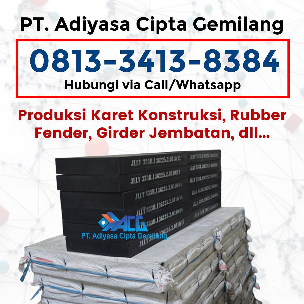 Supplier Karet Bumper Loading Dock Surabaya, Call 081334138384 by