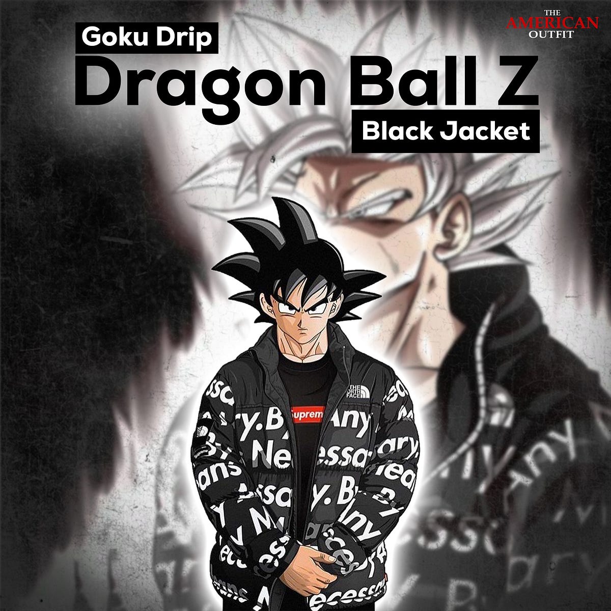 Goku Drip Jacket - The American Outfit - Medium