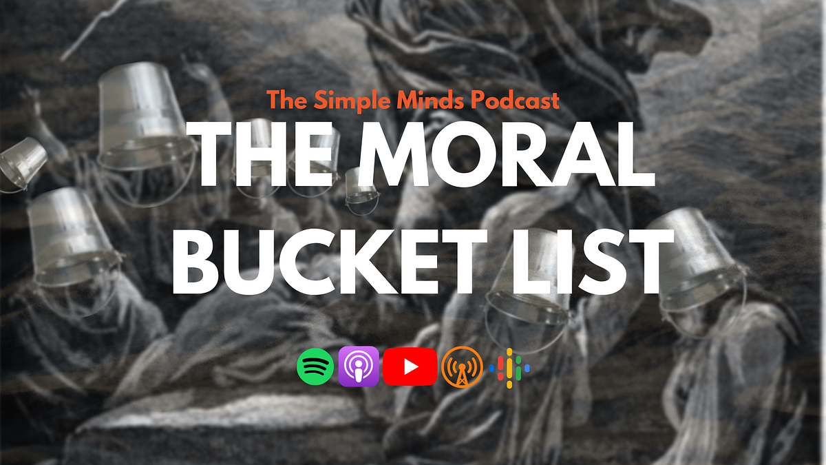 The Moral Bucket List. David Brooks explained poorly by Simple Minds