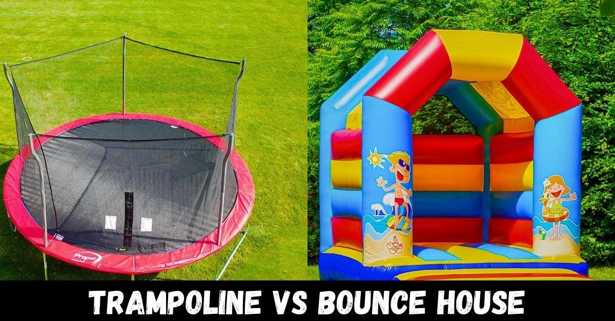 Trampoline Vs Bounce House Trampoline Mind Medium