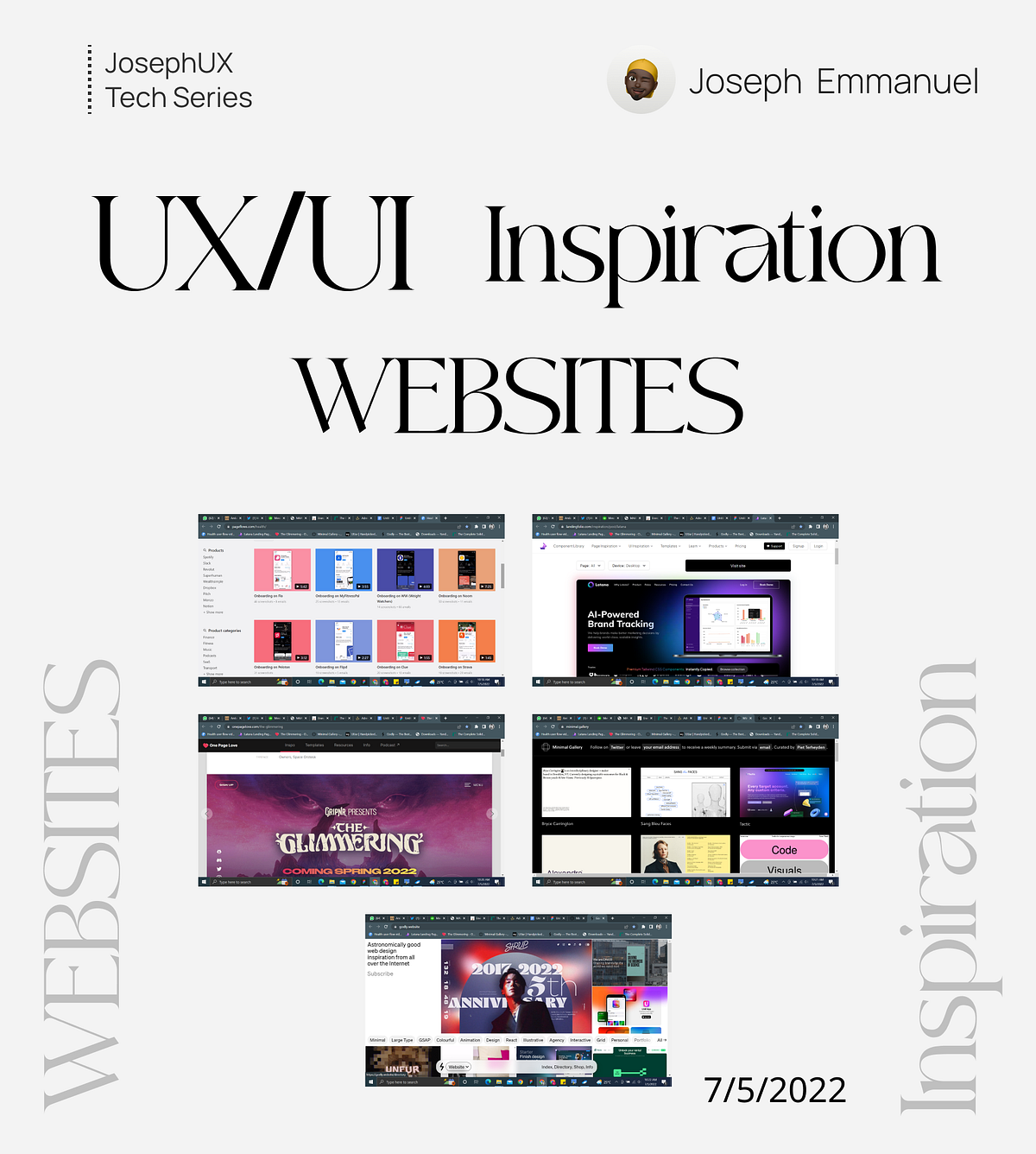 5 Inspiration Websites most UX/UI Designers are not familiar with. | by ...