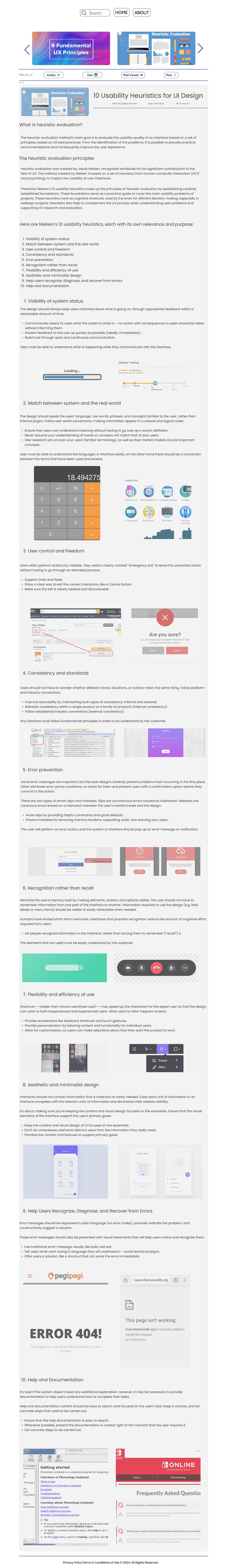 10 Usability Heuristics for UI Design - Gowtam M - Medium
