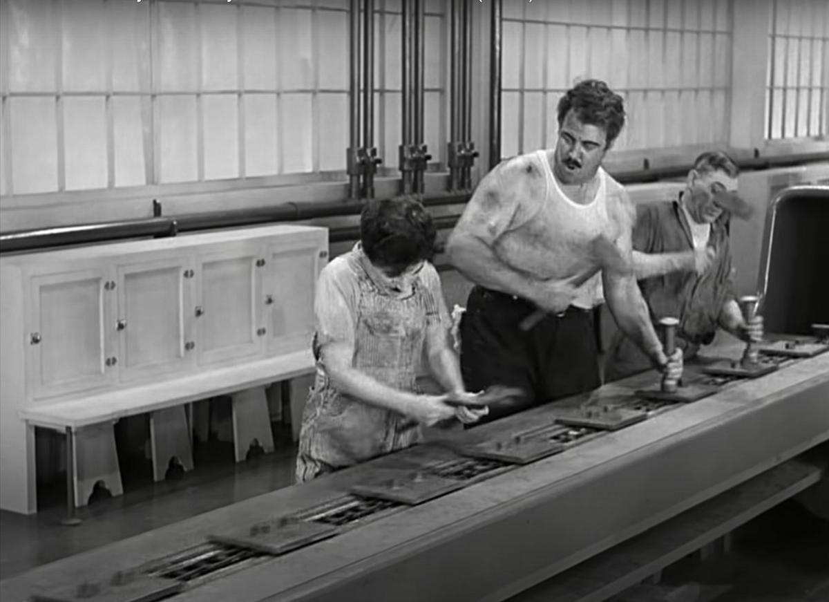 In 1936, Charlie Chaplin Got Swallowed by a Factory Machine (and