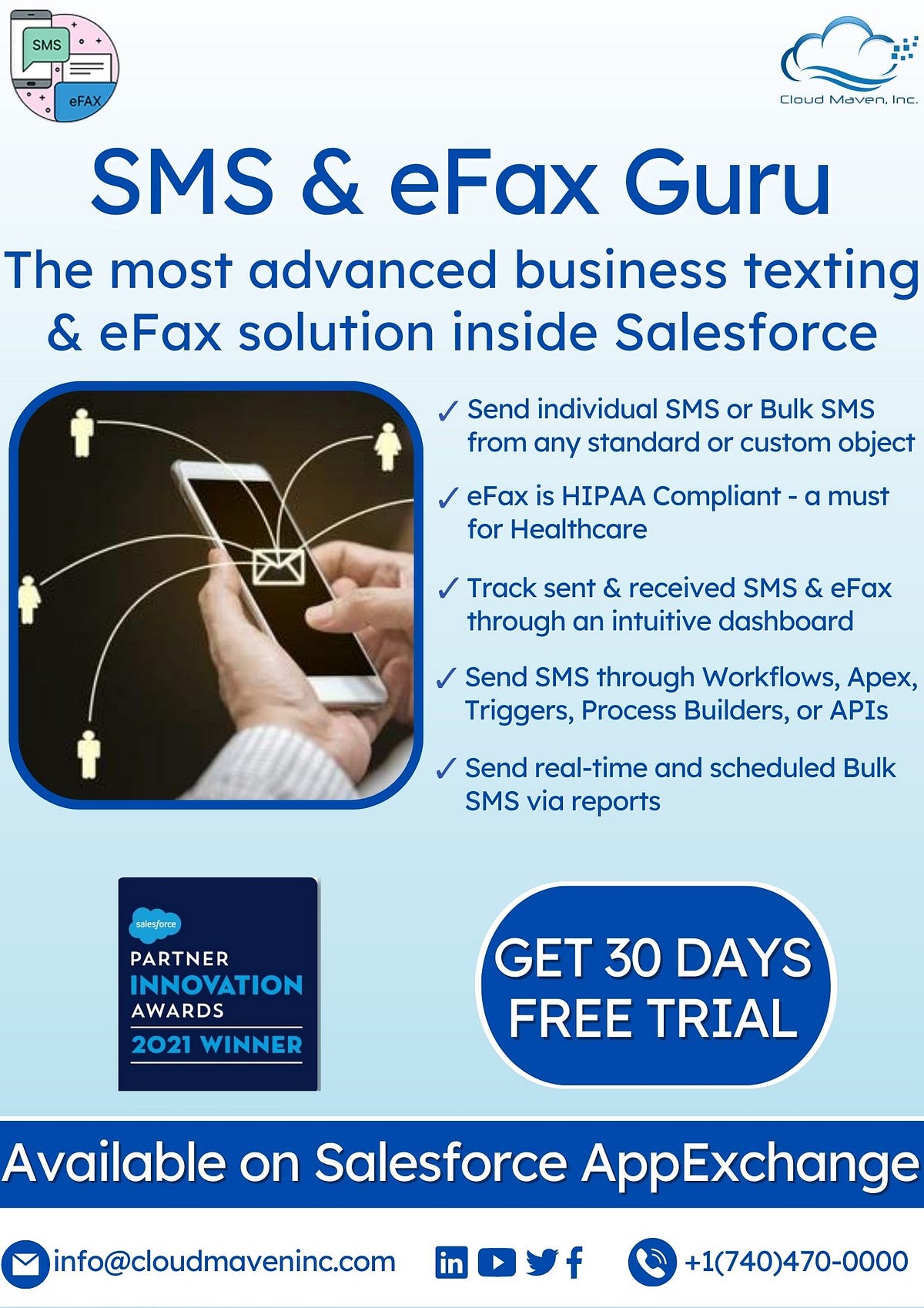 Salesforce SMS integration. SMS & eFax Guru is a sophisticated… by