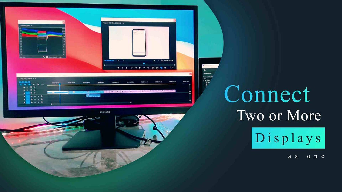 How to Split Screen on Two Monitors Setup Dual Monitors on PC by VL