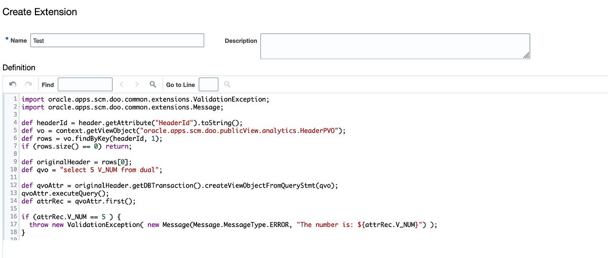 How to use SQL in Groovy script Order Management Extensions ...