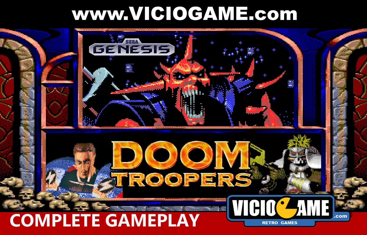 🎮 Doom Troopers (Mega Drive) Complete Gameplay - VICIOGAME - Medium