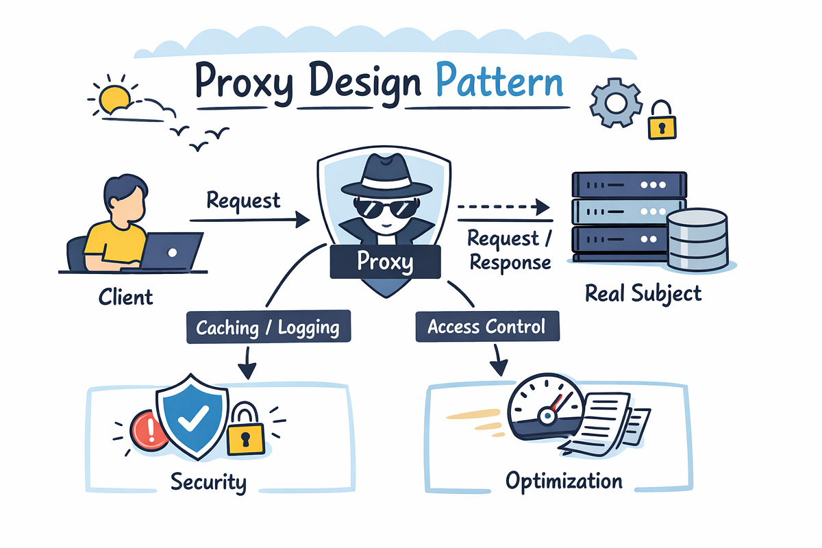 Proxy Design Pattern. Proxy design pattern provides a… | by Kaizen ...