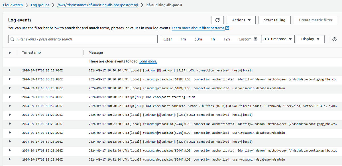 Comprehensive Auditing in PostgreSQL on AWS RDS | by Prathamesh ...