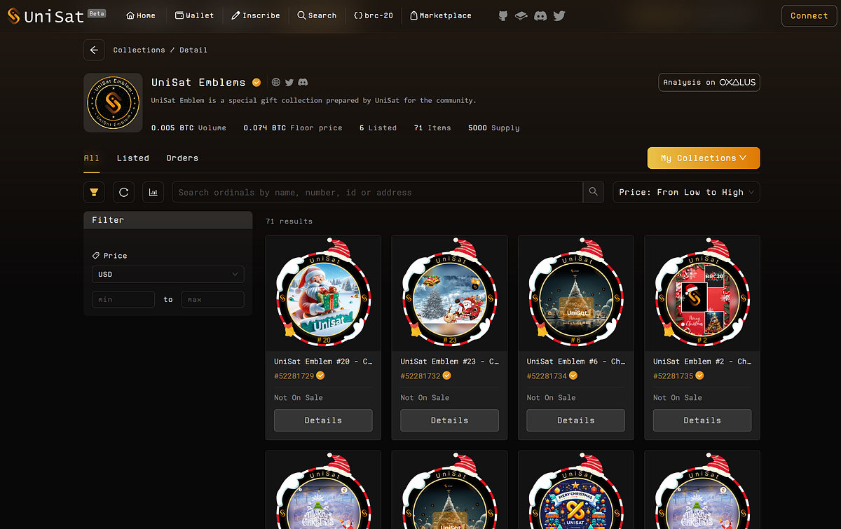 2024.01 Join ARC20 marketplace & brc20-swap Trading to share 30 UniSat  Emblems! | by UniSat | Medium