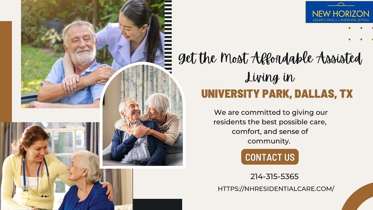 Get the Most Affordable Assisted Living in University Park, Dallas, TX