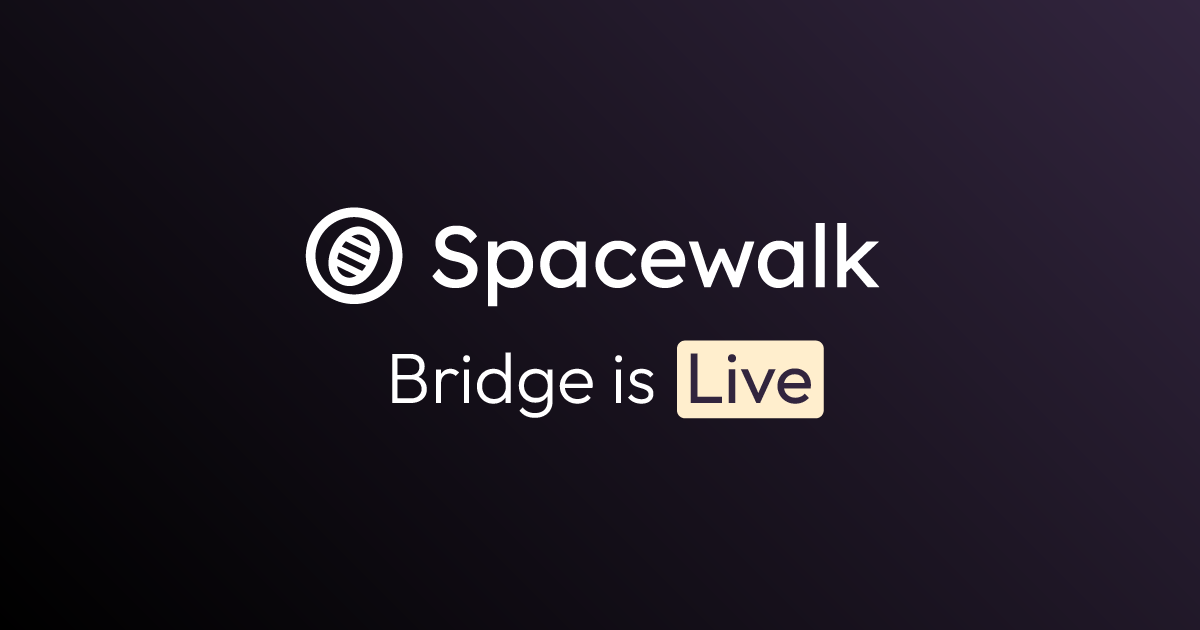 Spacewalk Bridge is Live on Amplitude!