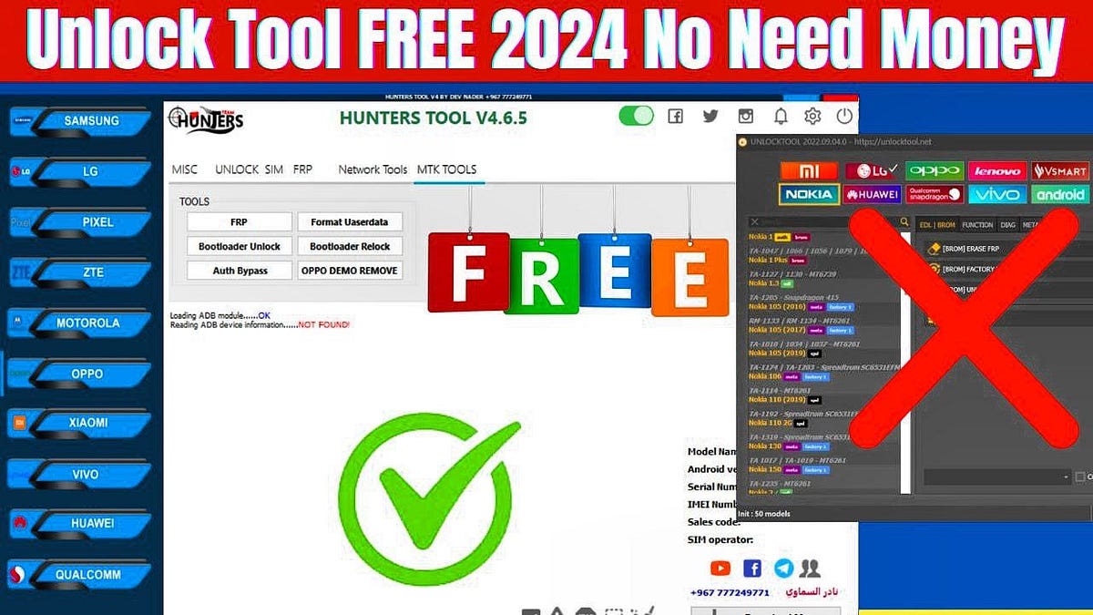 HUNTER TOOL V4.6.5 FREE License, No Registration, Free Download GSM