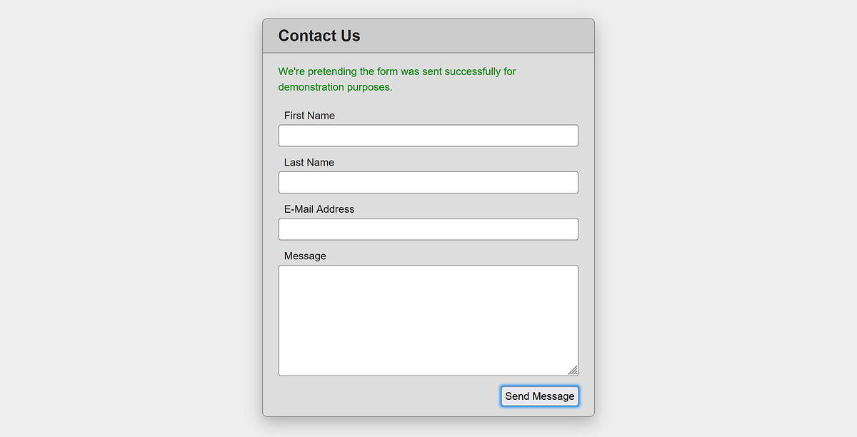 Using FormData And Enhancing Forms With JavaScript | by Jason Knight ...